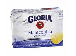 MANTEQUILLA GLORIA BARRA 180 GR. 