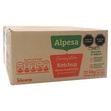 KETCHUP ALPESA CAJA 4 KG.