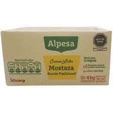 MOSTAZA ALPESA CAJA 4 KG.