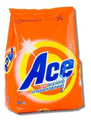 DETERGENTE EN POLVO ACE 480 GR.
