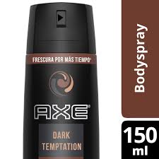 DESODORANTE AXE DARK TEMPTATION 150 ML. 97 GR.