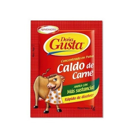 SAZONADOR DOÑA GUSTA CARNE 7 GR*TIRA 10 UND.
