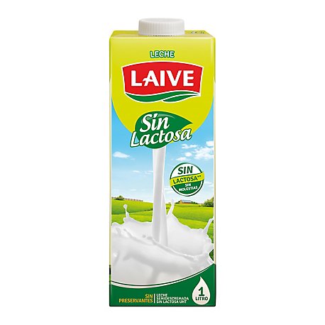 LECHE LAIVE SIN LACTOSA 1 LT. 