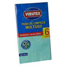 PAÑOS VIRUTEX MULTIUSO 6 UND. 