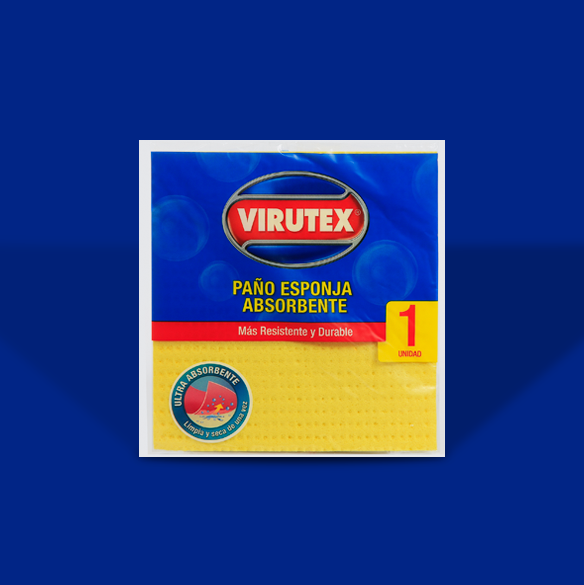 PAÑO ESPONJA VIRUTEX  1 UND. 