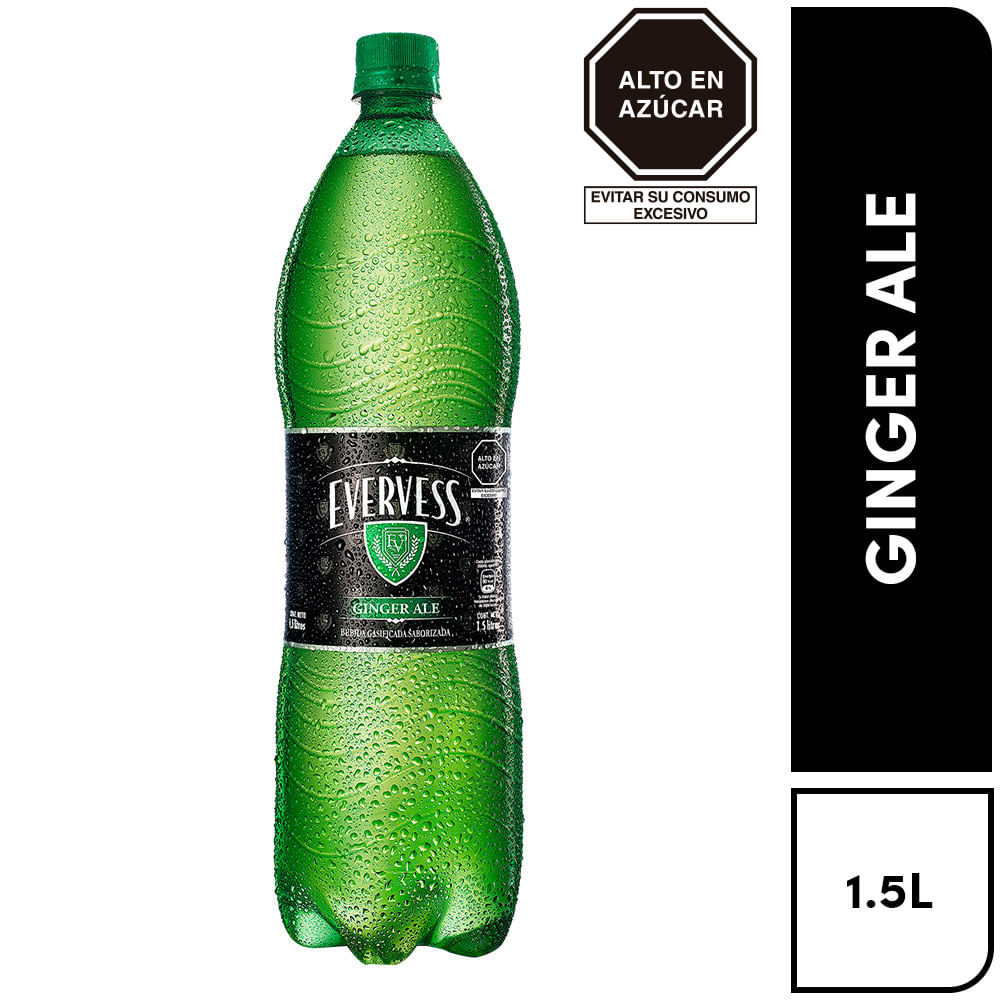 EVERVESS GINGER ALE PET 1.5 LT.