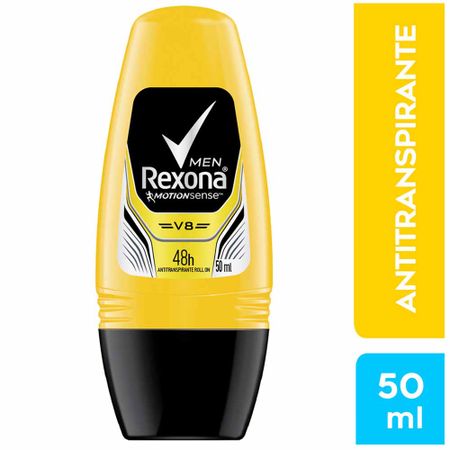 DESODORANTE REXONA ROLL ON V8 50 ML.