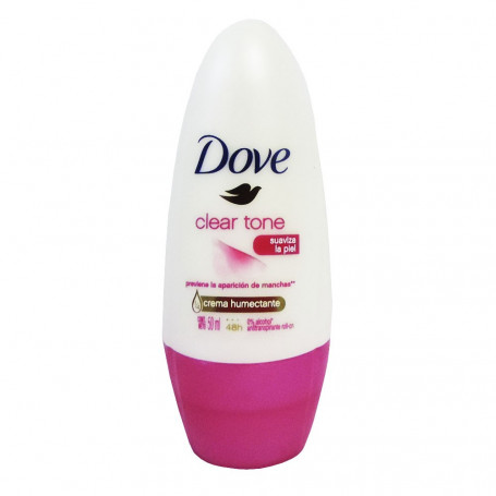 DESODORANTE DOVE ROLL ON CLEAR TONE 50 GR.
