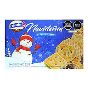 GALLETA NAVIDEÑAS CAJA 200 GR. COLOMBINA