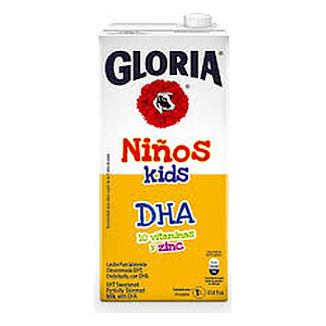 LECHE GLORIA  FRESCA NIÑOS DHA 1 LT.