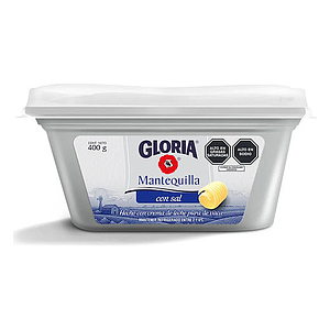 MANTEQUILLA GLORIA POTE 390 GR.