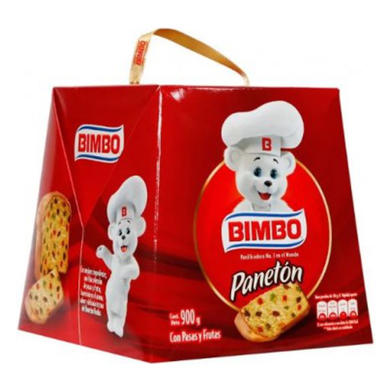 PANETON BIMBO CAJA 900 KG.