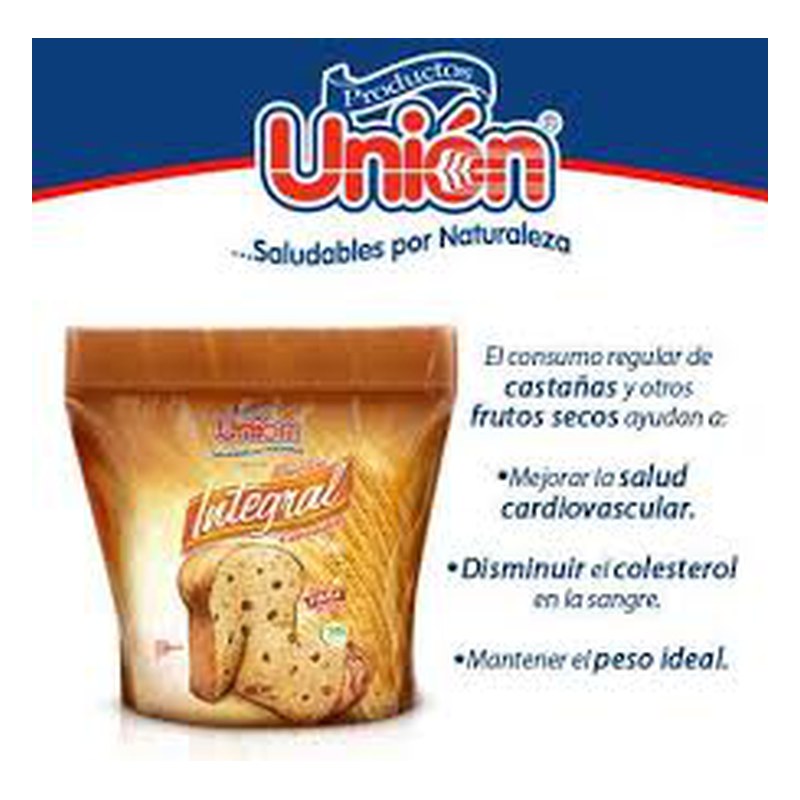 PANETON UNION INTEGRAL 500 GR. 