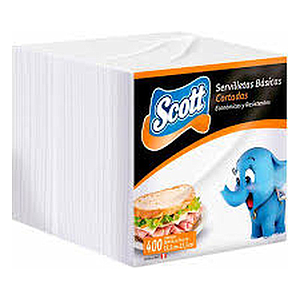 SERVILLETAS SCOTT 400 UND.