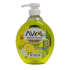 JABON LIQUIDO AVAL ANTIBACTERIAL CITRICA 400 ML.