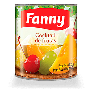 CONSERVA FANNY COCKTAIL FRUTAS 820 GR. 