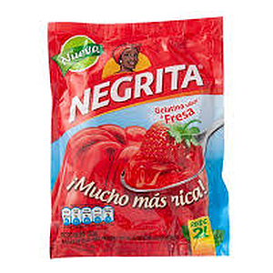 GELATINA NEGRITA FRESA .