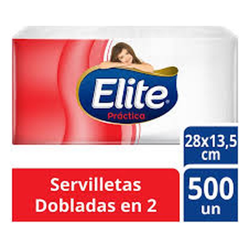 SERVILLETAS ELITE PRACTICA 500 UND.