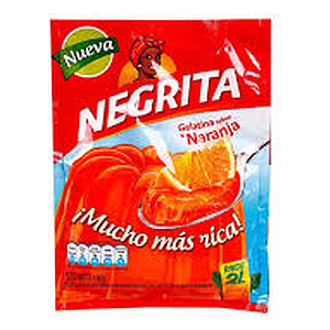 GELATINA NEGRITA NARANJA.