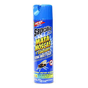 INSECTICIDA SAPOLIO MATA MOSCAS Y SANCUDOS 360 ML.