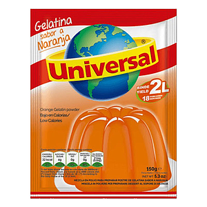 GELATINA UNIVERSAL NARANJA 130 GR.