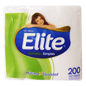 SERVILLETAS ELITE CORTADAS 200 UND.