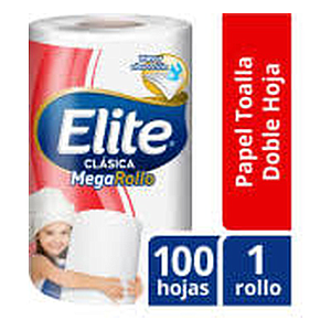 PAPEL TOALLA  ELITE  MEGA ROLLO DORADO 1UN.