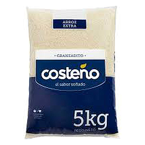 ARROZ COSTEÑO AZUL 5 KG.