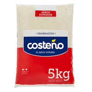 ARROZ COSTEÑO ROJO 5 KG.