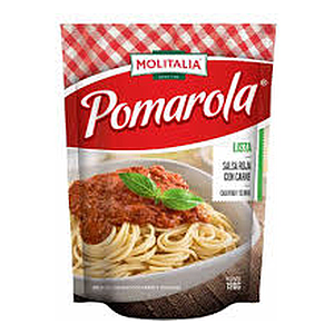 SALSA POMAROLA LISTA CON CARNE 190 GR.