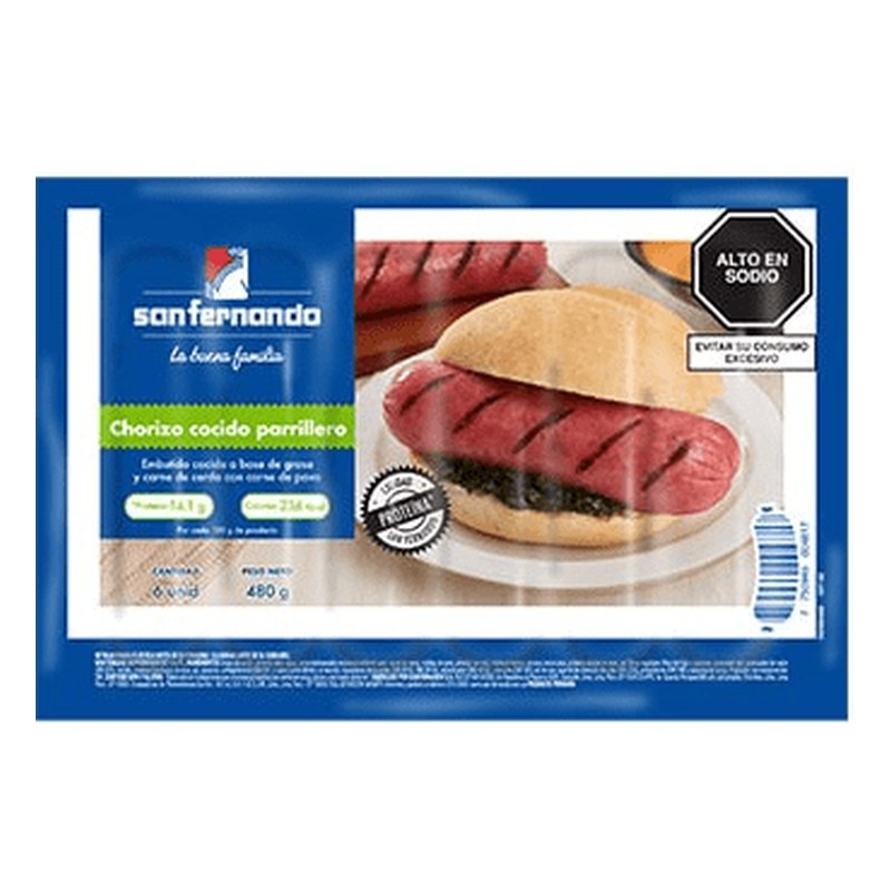 CHORIZO PARRILERO SAN FERNANDO PACK X 6