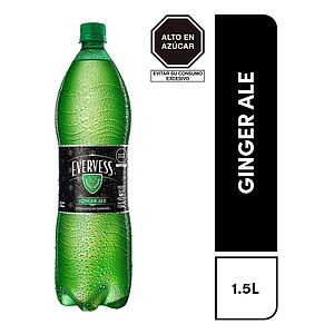EVERVESS GINGER ALE PET 1.5 LT.