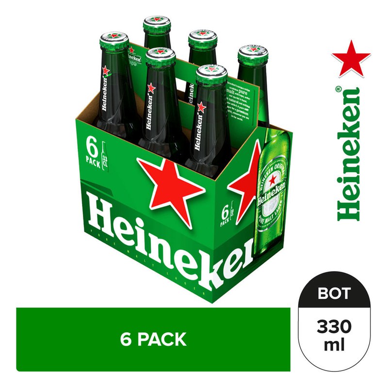 CERVEZA HEINEKEN 330 ML.