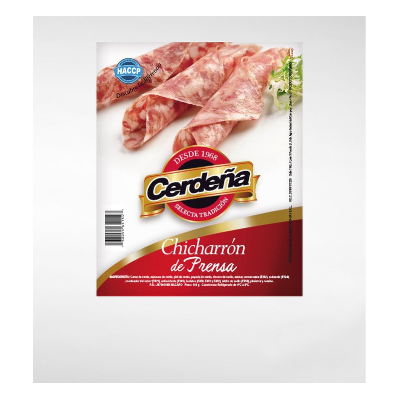 CHICHARRON DE PRENSA CERDEÑA 90 GR.