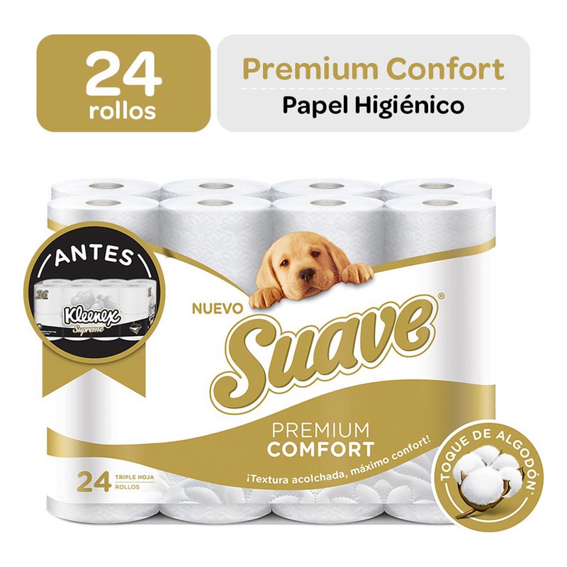 PH SUAVE PREMIUM COMFORT TRIPLE HOJA 24 U.