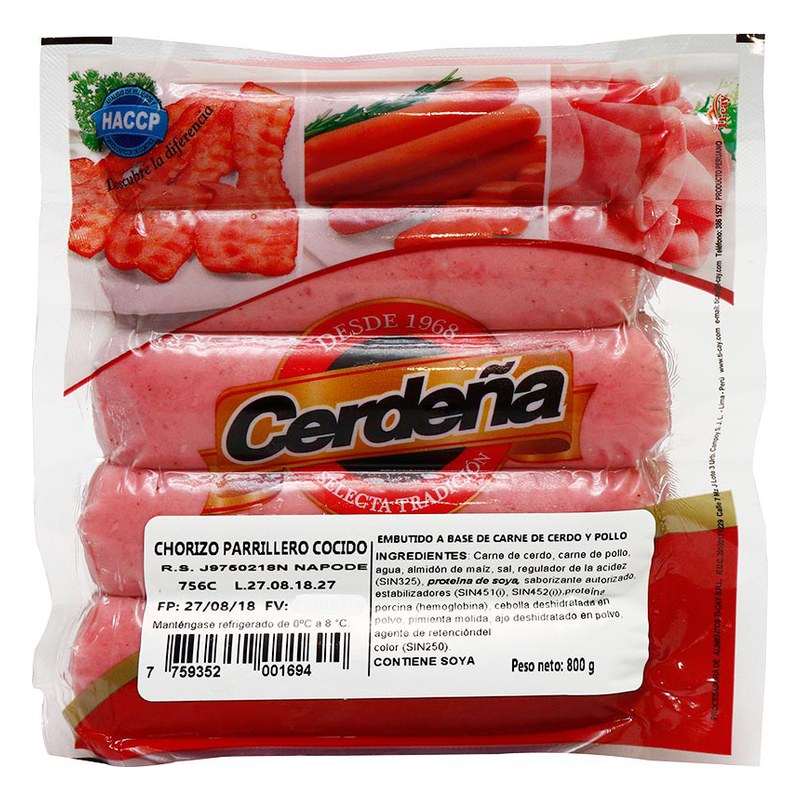 CHORIZO PARRILLERO OTTO KUNZ 4 UN. 400 GR.