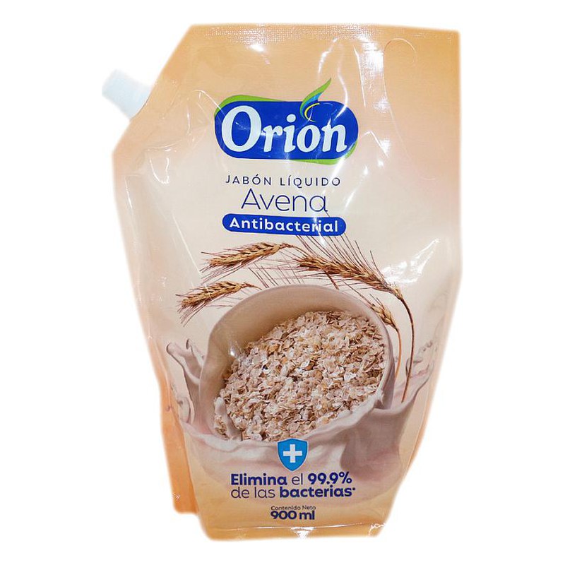 JABON LIQUIDO AVENA ANTIBACT. ORION 900 ML.