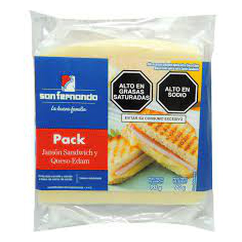JAMON DE SANDWICH 200 GR. + QUESO EDAM