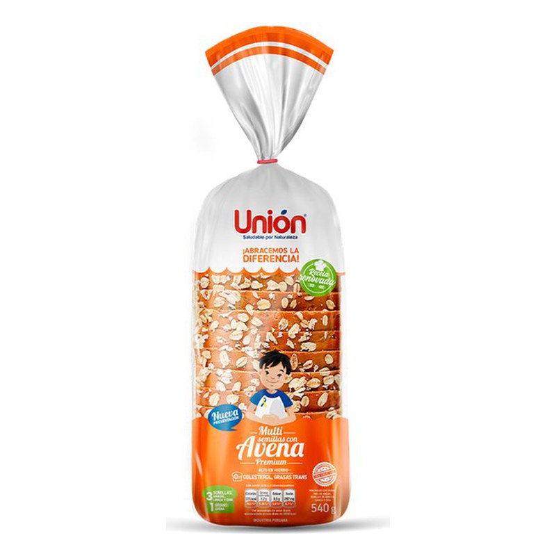 PAN MULTIGRANO CON AVENA 540 G.
