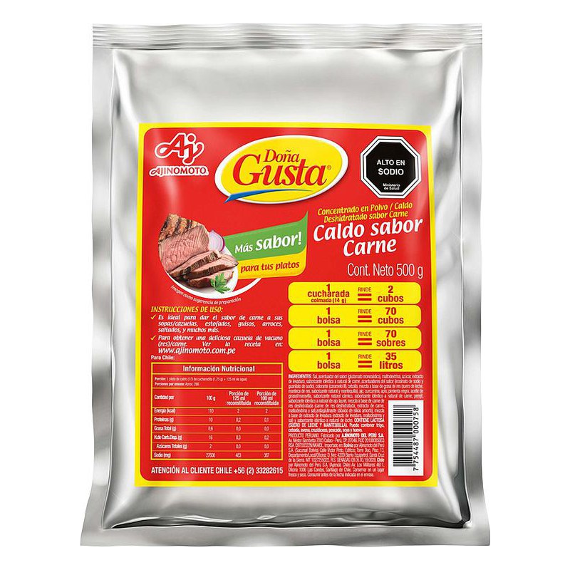 DOÑA GUSTA CARNE 500 GR.